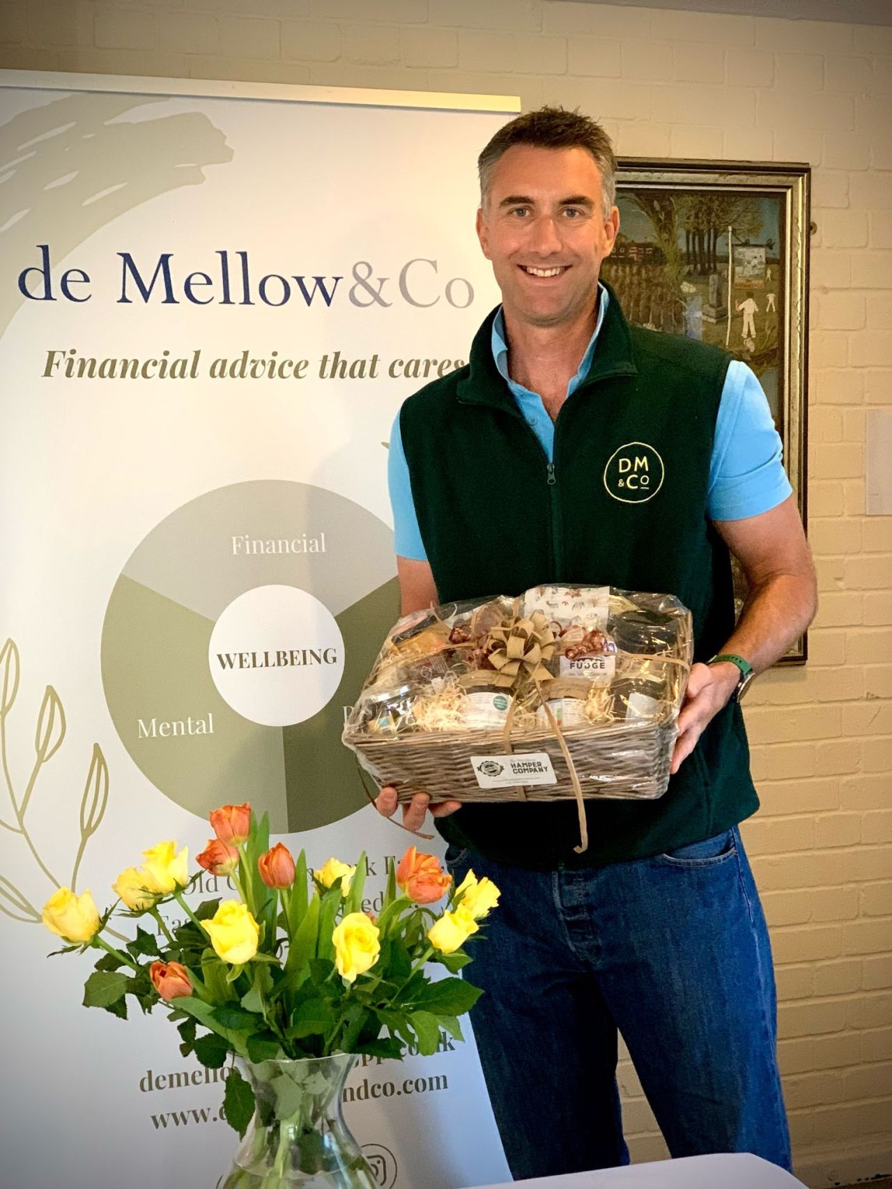 A raffle prize hamper