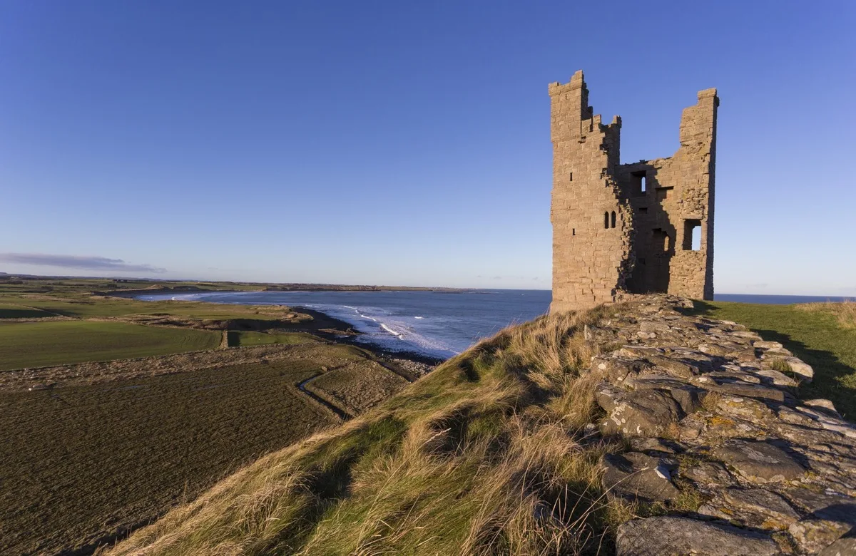 Dunstanburgh Castle in Northumberland