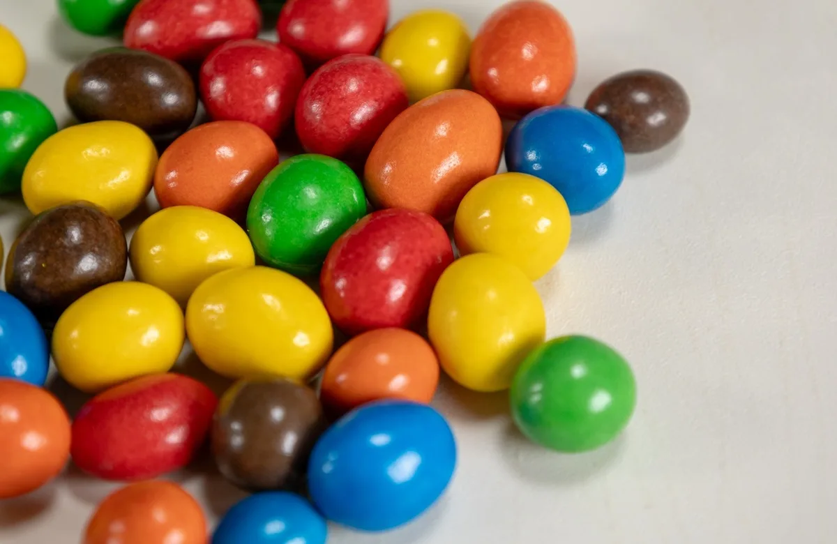 Multicoloured sweets