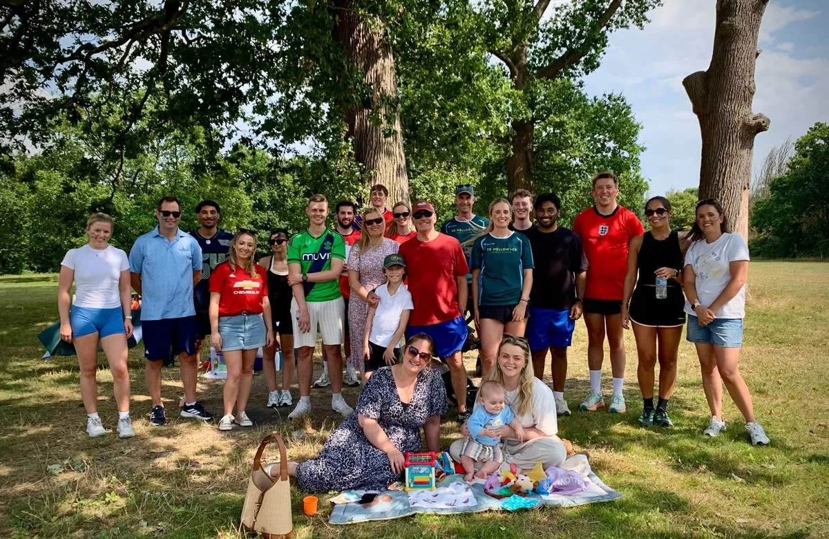 The de Mellow & Co team on their office sports day